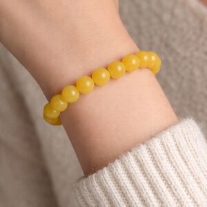 JADE BUTTERSCOTCH BRACLET